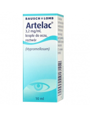 Artelac krople do oczu, roztwór 3,2 mg/ml - 10 ml - zoom