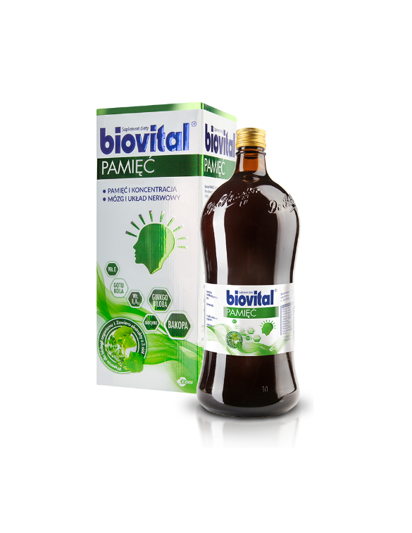 Biovital Pamięć, płyn - 650 ml