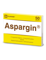 Aspargin 0,017g+0,054g - 50 tabletek - zoom