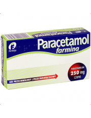 Paracetamol 250 mg Farmina - 10 czopków doodbytniczych - zoom