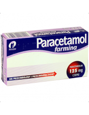 Paracetamol 125 mg Farmina - 10 czopków doodbytniczych - miniaturka zdjęcia produktu