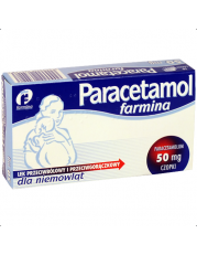 Paracetamol 50 mg Farmina - 10 czopków doodbytniczych - zoom