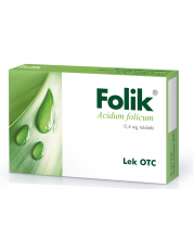 Folik 0,4 mg - 30 tabletek - miniaturka zdjęcia produktu