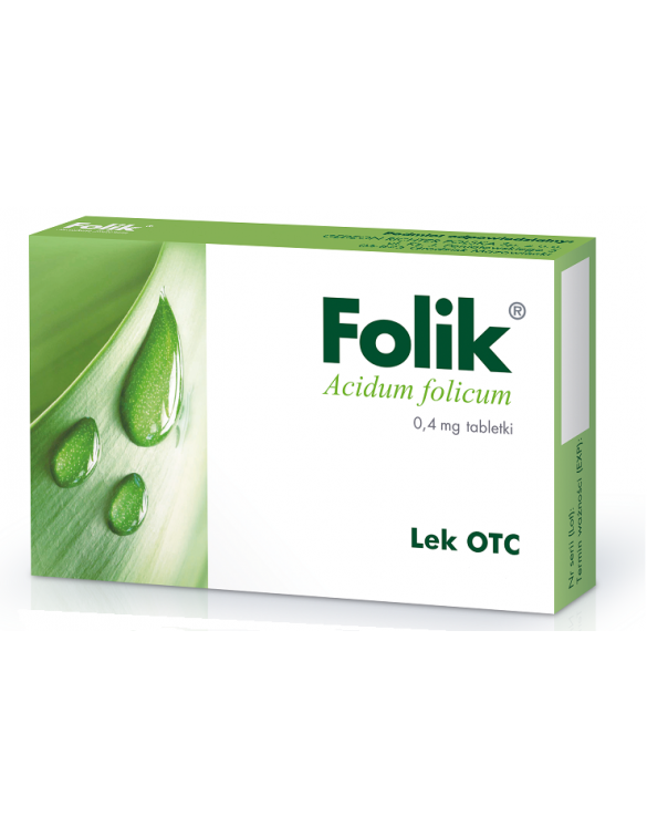 Folik 0,4 mg - 90 tabletek