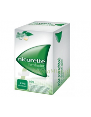 Nicorette 2mg Freshmint Gum guma do żucia lecznicza - 105 szt. - zoom