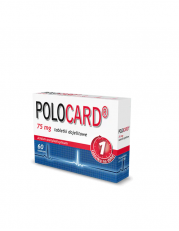 Polocard 75 mg - 60 tabletek dojelitowych