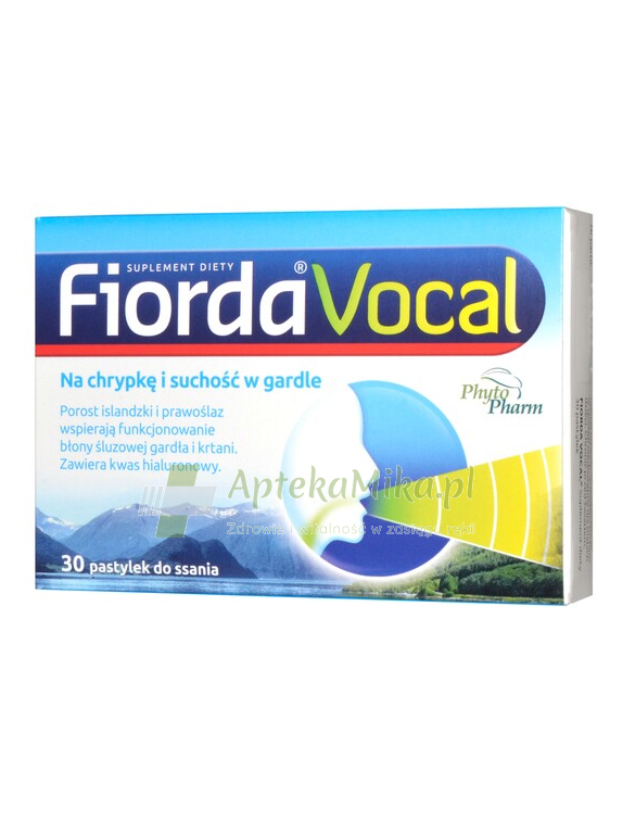 Fiorda Vocal - 30 pastylek