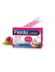 Fiorda Junior o smaku malinowym - 15 pastylek - zoom