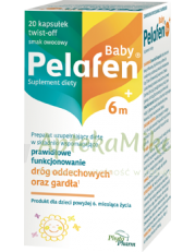 Pelafen Baby 6m+ o smaku owocowym - 20 kapsułek twist-off - zoom