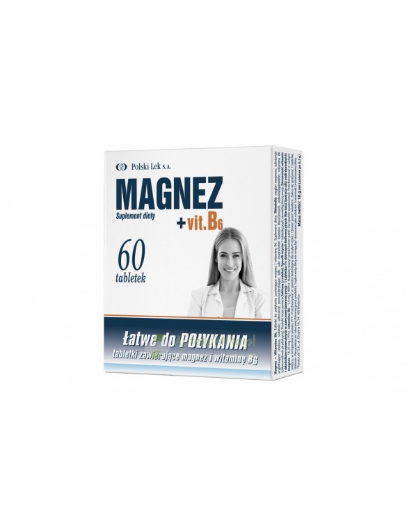 Magnez +Vit.B6 - 60 tabletek