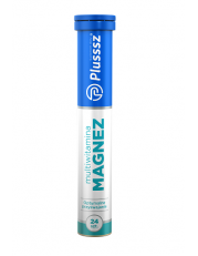 Plusssz Magnez + Multiwitamina - 24 tabletki musujące - miniaturka zdjęcia produktu