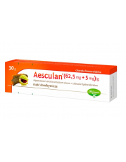 Aesculan (0,065g+5mg)/g maść doodbytnicza - 30 g - miniaturka zdjęcia produktu