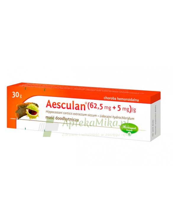 Aesculan (0,065g+5mg)/g maść doodbytnicza - 30 g