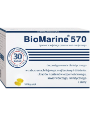 BioMarine 570 olej z wątroby rekina - 180 kapsułek - miniaturka zdjęcia produktu