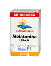 Melatonina 3 mg LEK-AM - 60 tabletek - zoom