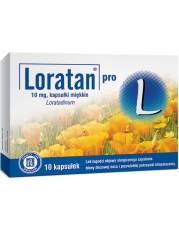 Loratan pro 10 mg - 10 kapsułek