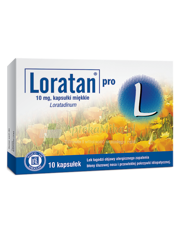 Loratan pro 10 mg - 10 kapsułek