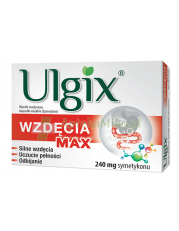 Ulgix Wzdęcia Max 240 mg - 15 kapsułek - zoom