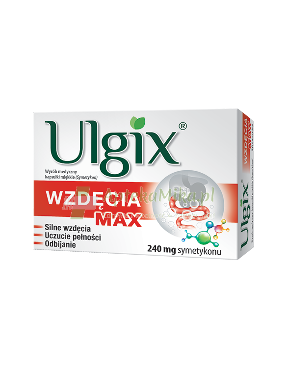 Ulgix Wzdęcia Max 240 mg - 30 kapsułek