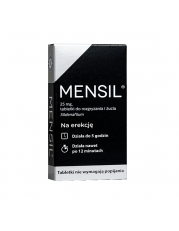 Mensil 25 mg - 4 tabletki do rozgryzania i żucia - miniaturka zdjęcia produktu
