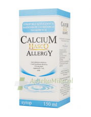 Syrop Calcium Hasco Allergy 115,6 mg jonów Ca/5ml - 150 ml - zoom