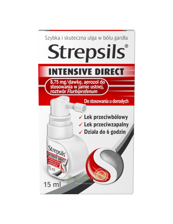 Strepsils Intensive Direct 8,75 mg aerozol - 15 ml