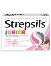 Strepsils Junior 0,6mg+1,2mg - 24 pastylki do ssania - zoom