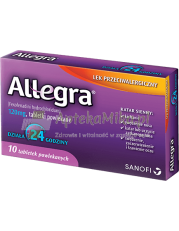 Allegra 120 mg - 10 tabletek - zoom