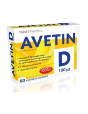 Avetin D 100 mcg (4000 j.m.) - 60 kapsułek miękkich - miniaturka zdjęcia produktu