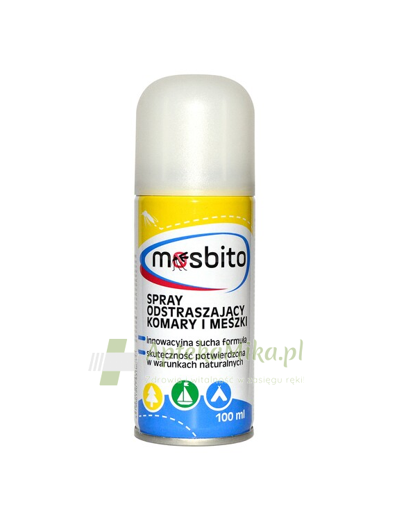 MOSBITO suchy Spray odstraszający komary i meszki - 100 ml