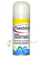 MOSBITO suchy Spray odstraszający komary i meszki - 100 ml - zoom