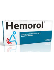 Hemorol - 12 czopków doodbytniczych - miniaturka zdjęcia produktu