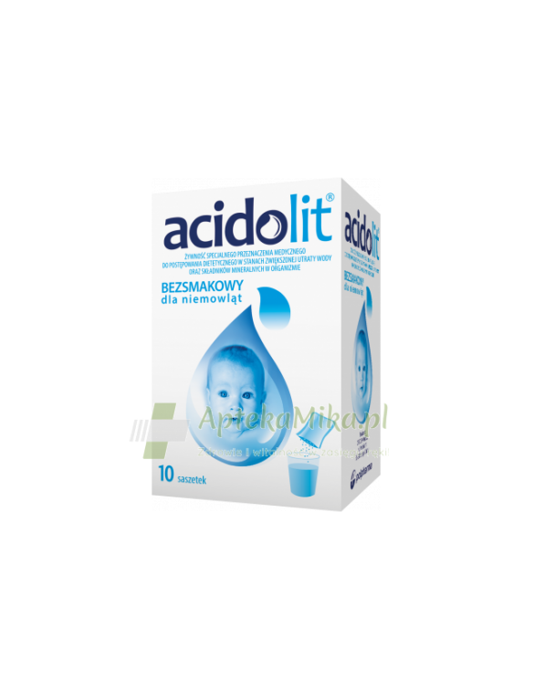 Acidolit bezsmakowy dla niemowląt - 10 saszetek