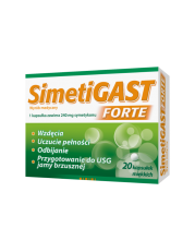 Simetigast Forte 240 mg - 20 kapsułek - miniaturka zdjęcia produktu