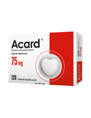Acard 75mg - 120 tabletek - miniaturka zdjęcia produktu