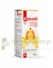 Apicold 1+ Syrop z korzenia prawoślazu - 100 ml - zoom