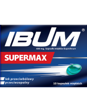 Ibum Supermax - 10 kapsułek - miniaturka zdjęcia produktu
