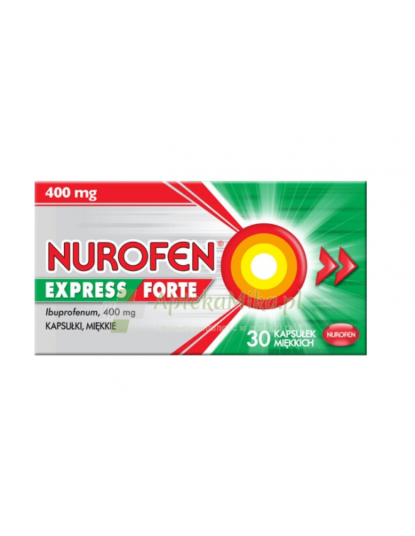 Nurofen Express Forte 400 mg - 30 kapsułek