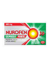 Nurofen Express Forte 400 mg - 30 kapsułek - zoom