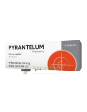 Pyrantelum OWIX (Polpharma) 250 mg - 3 tabletki - zoom