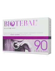 Biotebal 5 mg - 90 tabletek - miniaturka zdjęcia produktu