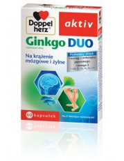 Doppelherz aktiv Ginkgo Duo - 60 kapsułek - miniaturka zdjęcia produktu