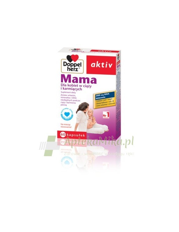 Doppelherz aktiv Mama Dla kobiet w ciąży i karmiących - 60 kapsułek
