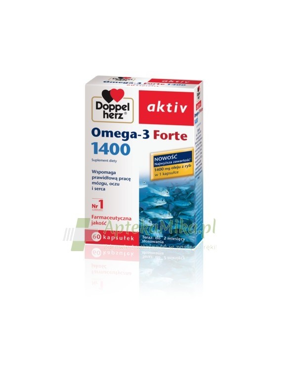 Doppelherz aktiv Omega3 Forte - 60 kapsułek