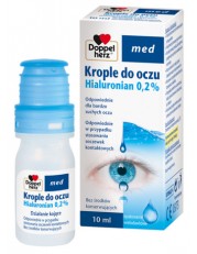 Doppelherz Med Krople do oczu Hialuronian 0,2% - 10 ml - miniaturka zdjęcia produktu