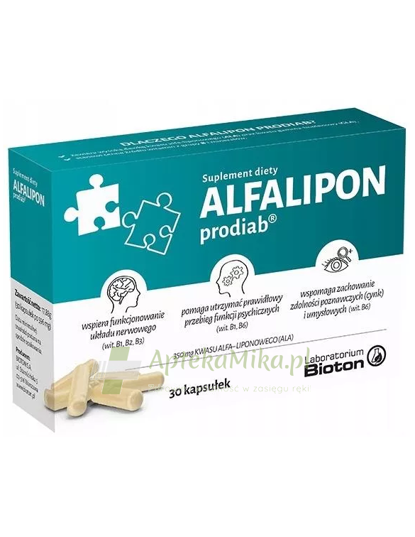 Alfalipon Prodiab Neuropatia - 30 kapsułek