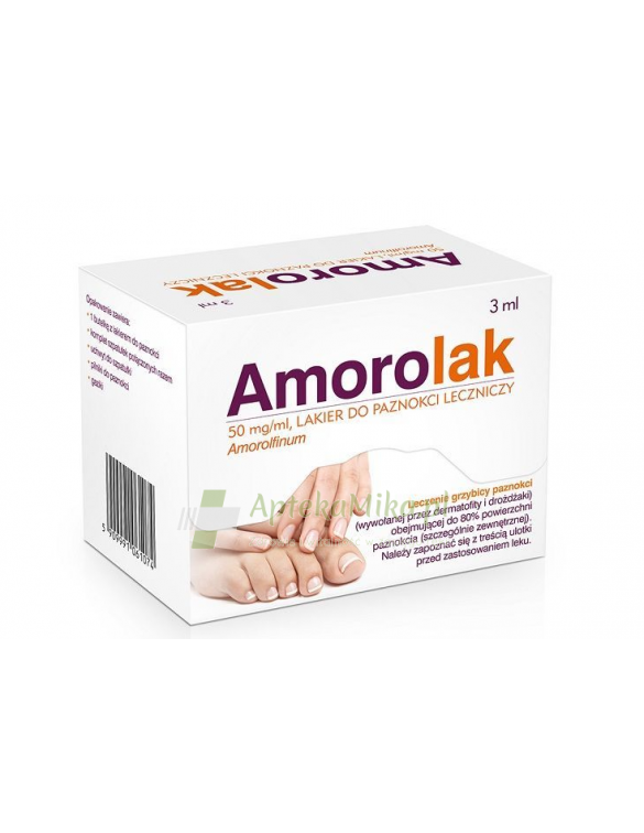 Amorolak leczniczy lakier do paznokci - 3 ml