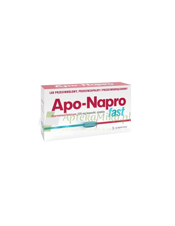 Apo-Napro Fast - 20 kapsułek