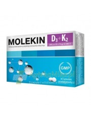 Molekin D3 + K2 - 30 tabletek - zoom