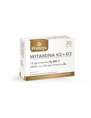 Protego Witamina K2+D3 - 30 kapsułek - miniaturka zdjęcia produktu